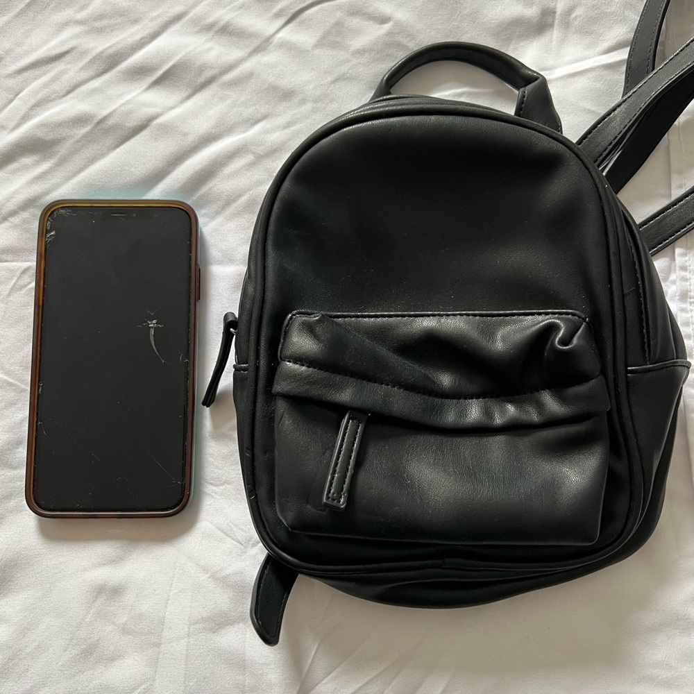 Mini black backpack from Forever 21. Never worn